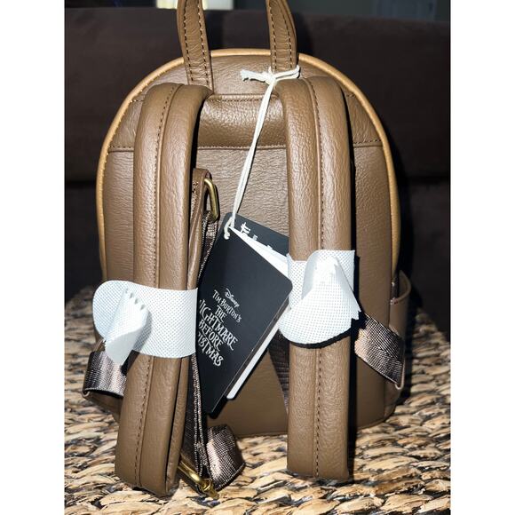 Loungefly Nightmare Before Christmas Zero Fall Floral Zero Mini Backpack Set - Picture 4 of 9